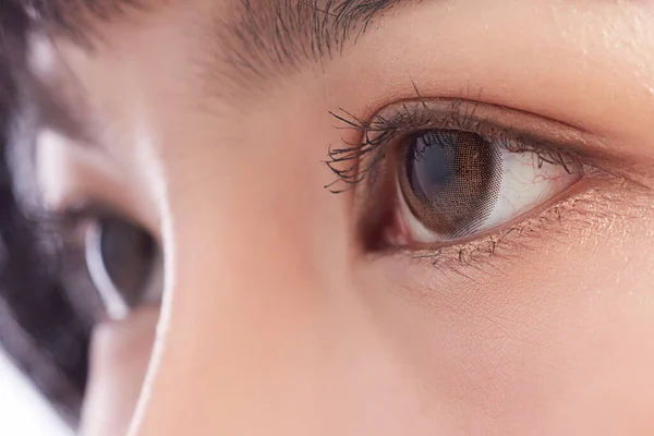 close up of beauty asia woman eye