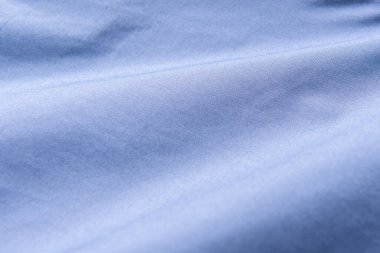 Dalgalanan mavi ipek kumaş, mavi kumaş dokusu arkaplan,