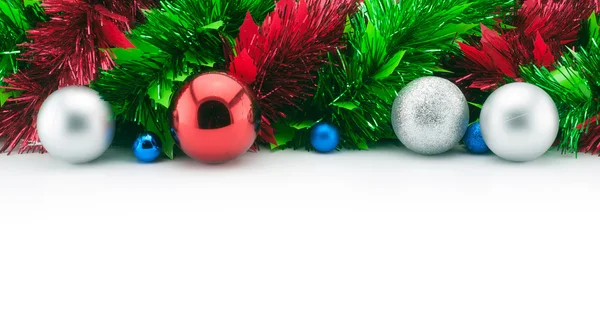 Christmas decorations isolated on white — Stock Photo, Image