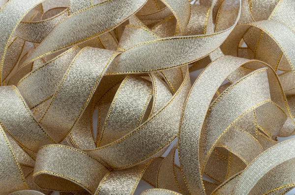 Gold background of ribbon — Stock Photo, Image