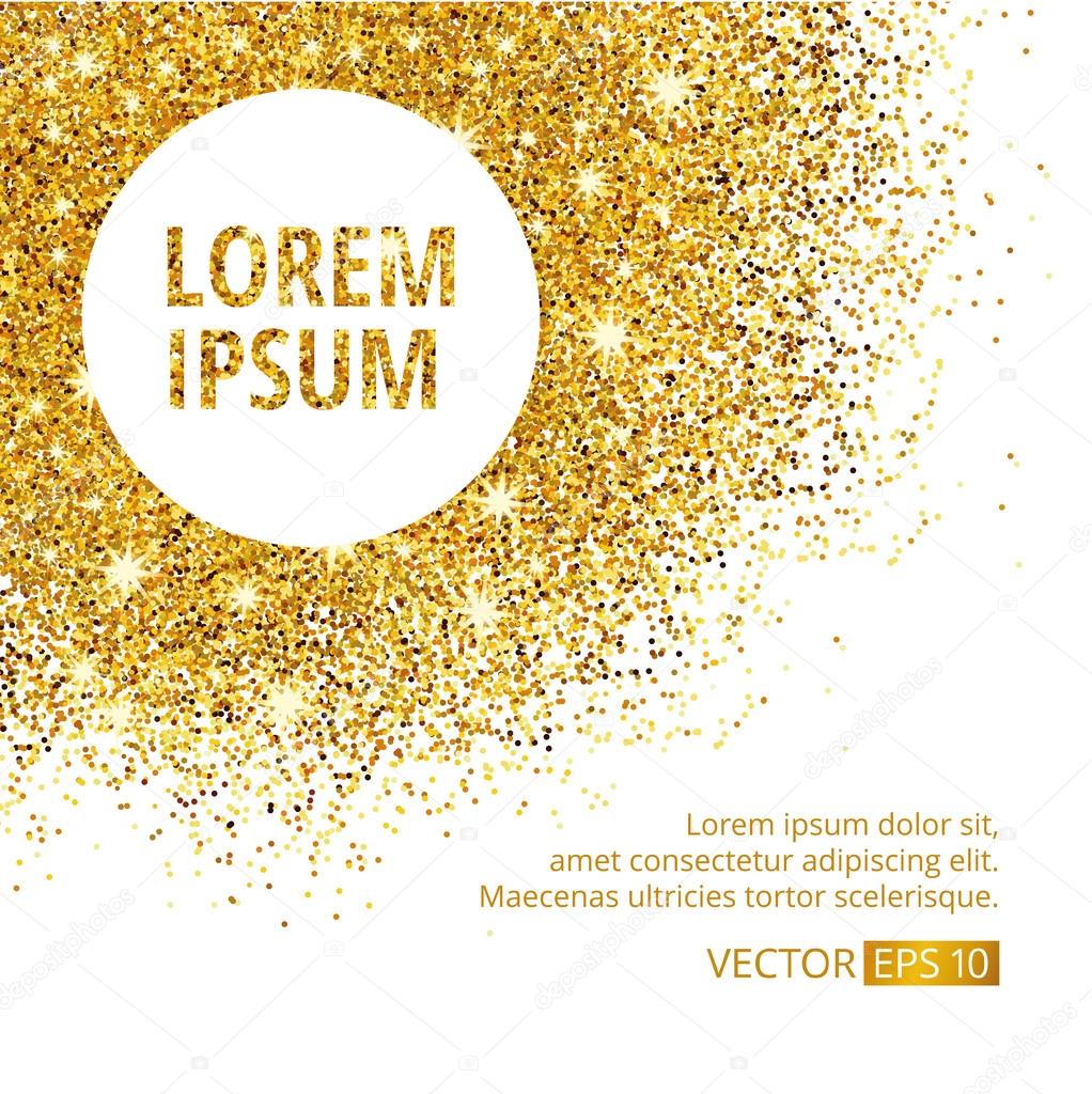 Gold corner glitter background Stock Vector Image by ©PirinaIrina #92705256