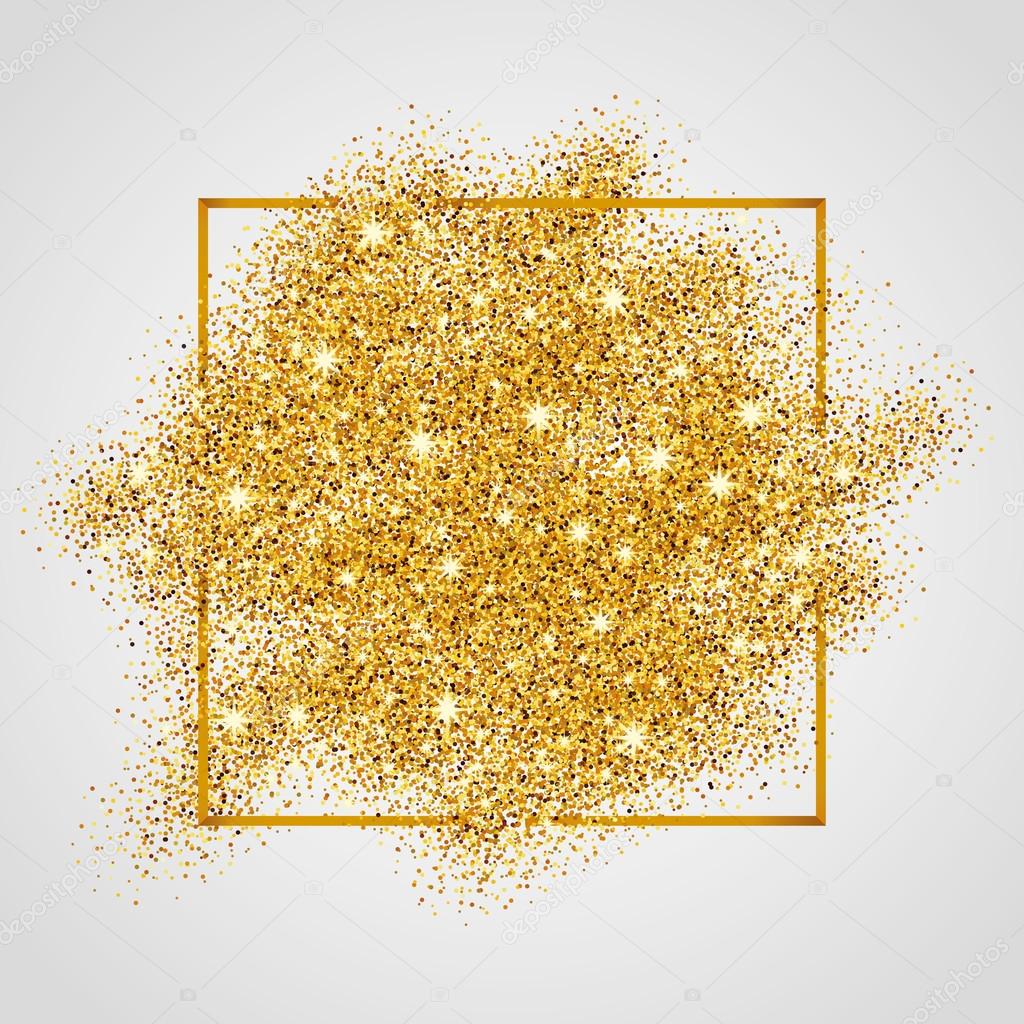 Gold Glitter Background Sparkles Stock Vector Image By ©pirinairina