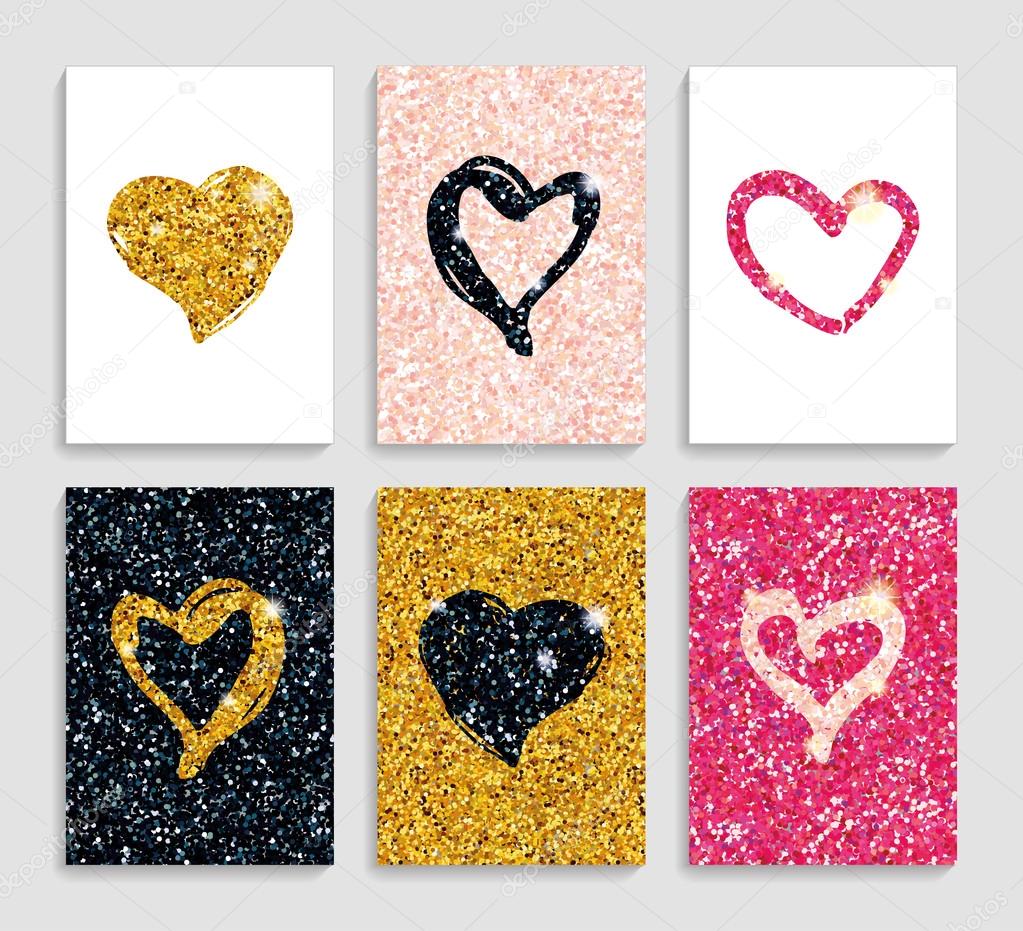pix Rose Gold Glitter Heart Wallpaper Hd https depositphotos com 96789784 stock illustration love in pink heart html