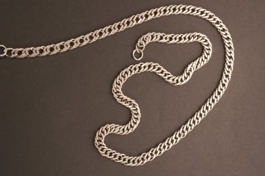 düz zincir gümüş