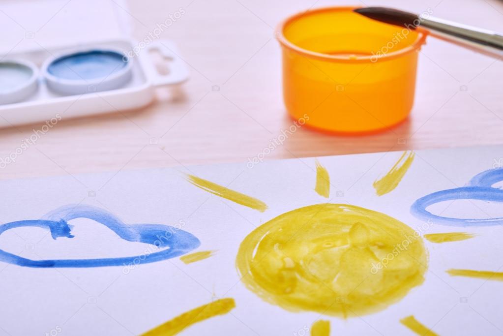 Картинки по запросу діти і фарби