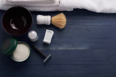 Kuaför Dükkanı araçları metin için yer ile kara günü.