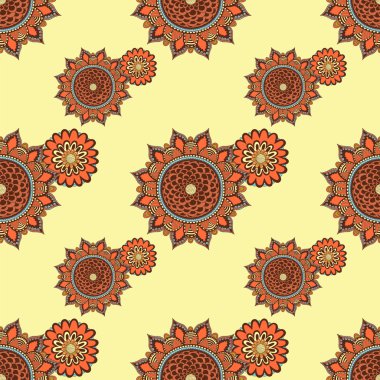 vektörsüz çiçek deseni.