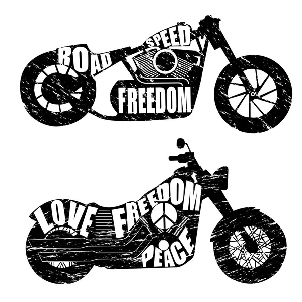 Графічний дизайн мотоциклів . — стоковий вектор