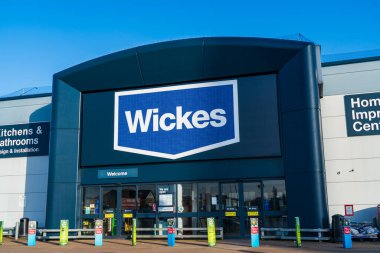 Lowestoft, Suffolk, İngiltere - 5 Mart 2026: İngiltere merkezli diy ve ev geliştirme mağazası, Wickes