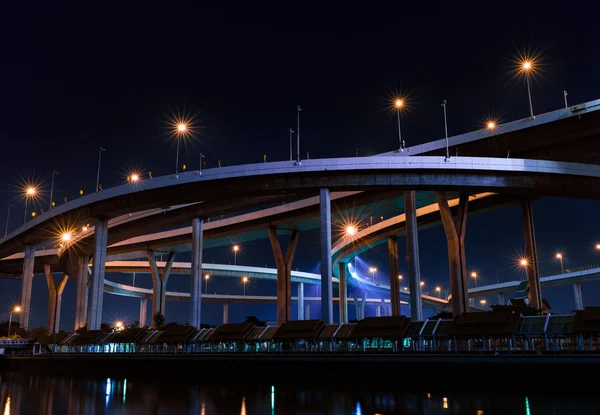 Bhumibol bridge in Thailand — Stock Photo, Image