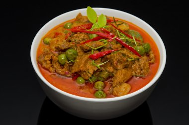 Panaeng, kırmızı köri sığır eti 
