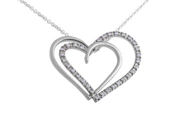 Gümüş kalp kolye, kolye