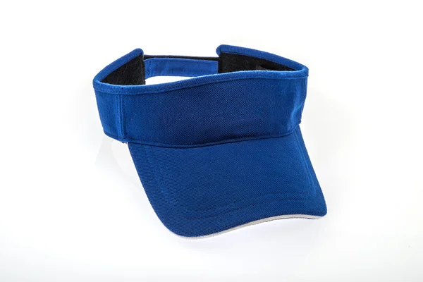 Visera azul golf adulto — Foto de Stock