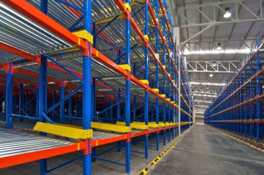 Depolama raf depo dağıtım merkezi