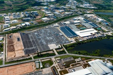 Sanayi sitesi ağır sanayi üretici Tayland