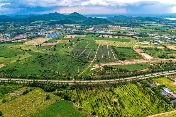 Aerial Photo Farming Agriculture and Land Development