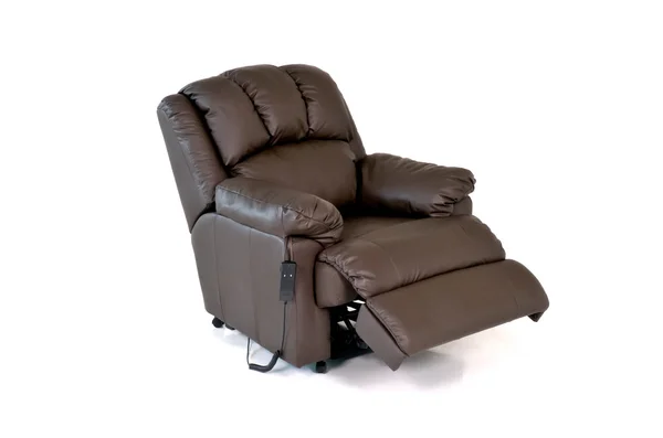 Reclining leather chair — Stock Photo, Image