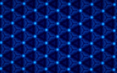 Karanlık bir dijital yüzey üzerinde parlak pembe ve mor eşmerkezli dairesel dalgalarla geleceksel teknoloji arka planı