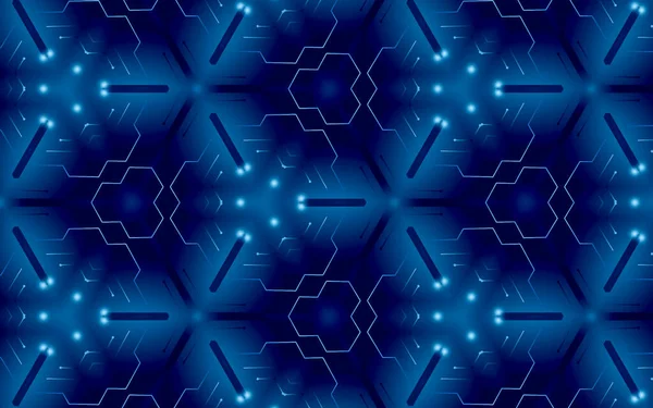 Karanlık bir dijital yüzey üzerinde parlak pembe ve mor eşmerkezli dairesel dalgalarla geleceksel teknoloji arka planı