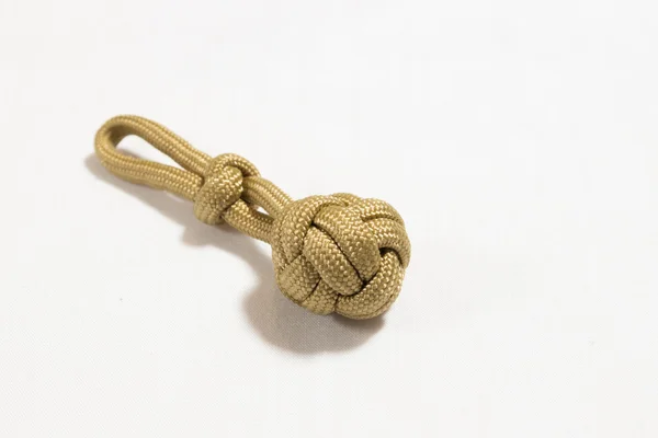 Paracord bal knoop gekleurde — Stockfoto