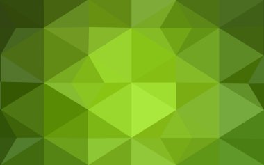 Üçgenler ve degrade origami tarzı oluşur yeşil köşeli tasarım deseni.