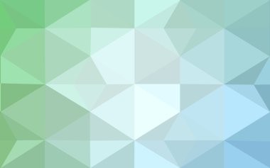 Üçgenler ve degrade origami tarzı oluşur yeşil köşeli tasarım deseni.