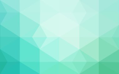 Üçgenler ve degrade origami tarzı oluşur yeşil köşeli tasarım deseni.