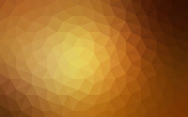 Üçgenler ve degrade origami tarzında oluşan koyu kahverengi poligonal tasarım deseni.