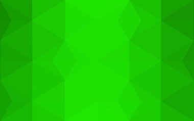 Üçgenler ve degrade origami tarzı oluşur yeşil köşeli tasarım deseni.