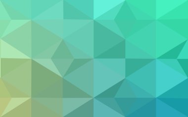 Üçgenler ve degrade origami tarzı oluşur yeşil köşeli tasarım deseni.