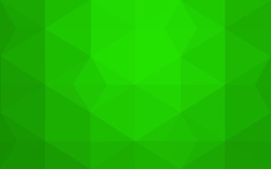 Üçgenler ve degrade origami tarzı oluşur yeşil köşeli tasarım deseni.