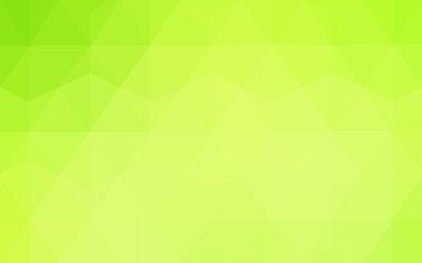 Üçgenler ve degrade origami tarzı oluşur çok renkli yeşil, sarı, turuncu poligonal tasarım deseni.