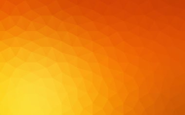 Üçgenler ve degrade origami tarzı oluşur çok renkli koyu kırmızı, sarı, turuncu poligonal tasarım deseni.