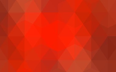 Üçgenler ve degrade origami tarzı oluşur kırmızı köşeli tasarım deseni.