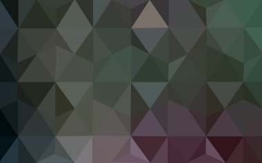 Üçgenler ve degrade origami tarzı oluşur çok renkli koyu pembe, yeşil köşeli tasarım deseni.