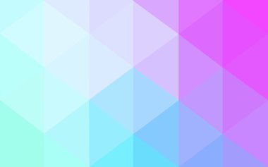 Üçgenler ve degrade origami tarzı oluşur çok renkli pembe, mavi köşeli tasarım deseni.