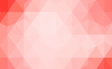 Üçgenler ve degrade origami tarzı oluşur kırmızı köşeli tasarım deseni.
