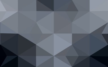 Üçgenler ve degrade origami tarzı oluşur gri köşeli tasarım deseni.