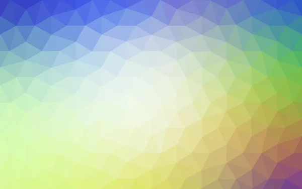 Modèle de conception polygonale multicolore, qui se composent de triangles et de dégradé dans le style origami . — Image vectorielle