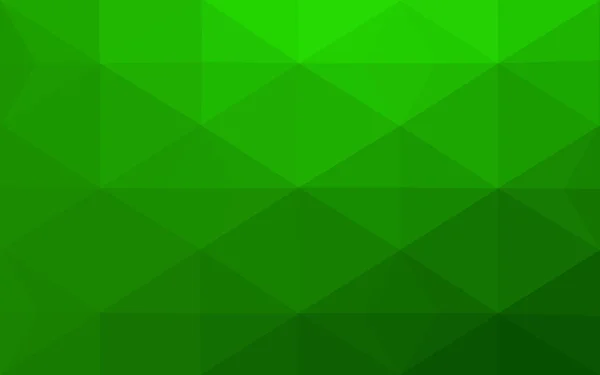 Patrón de diseño poligonal verde, que consiste en triángulos y gradiente en estilo origami . — Archivo Imágenes Vectoriales