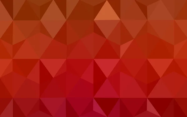 Patrón de diseño poligonal rojo, que consiste en triángulos y gradiente en estilo origami . — Vector de stock