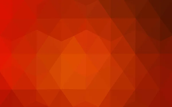 Modèle de conception polygonale rouge, qui se composent de triangles et de dégradé dans le style origami . — Image vectorielle