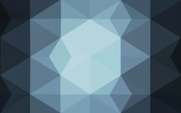 Тёмно-синий многоугольный рисунок, состоящий из треугольников и градиента в стиле оригами . — стоковый вектор
