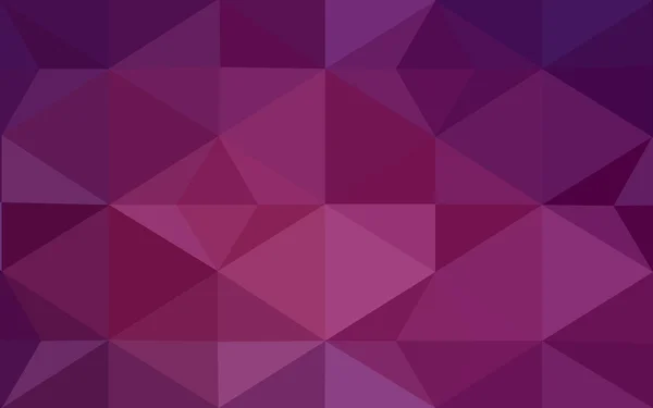 Ciemny różowy wielokątne wzór, który składa się z trójkątów i gradientu w stylu origami. — Wektor stockowy