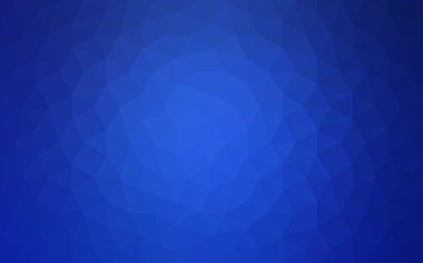 Üçgenler ve degrade origami tarzı oluşur mavi köşeli tasarım deseni.