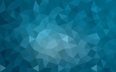 Üçgenler ve degrade origami tarzı oluşur mavi köşeli tasarım deseni.