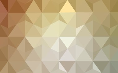 Üçgenler ve degrade origami tarzı oluşur kahverengi poligonal tasarım deseni.