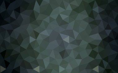 Üçgenler ve degrade origami tarzı oluşur koyu gri köşeli tasarım deseni.