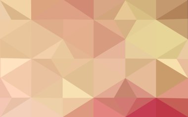 Üçgenler ve degrade origami tarzı oluşur çok renkli pembe, sarı poligonal tasarım deseni.