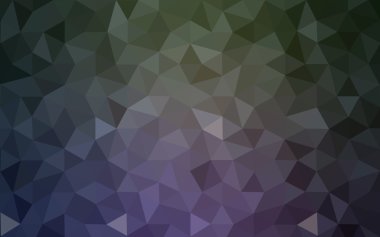 Üçgenler ve degrade origami tarzı oluşur çok renkli koyu pembe, yeşil köşeli tasarım deseni.